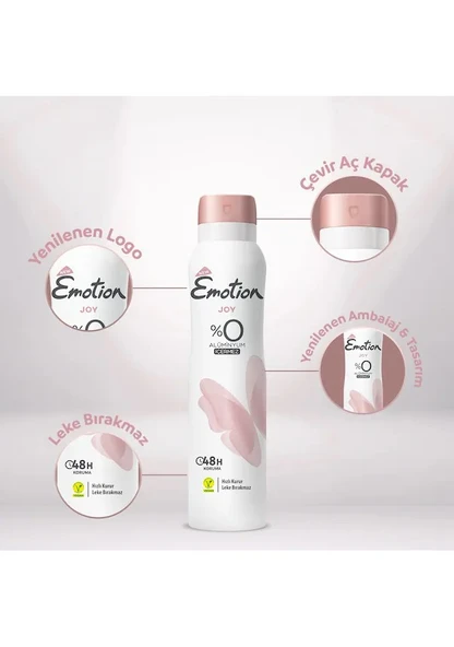 Emotion Joy Kadın Deodorant 4x150 Ml - 3