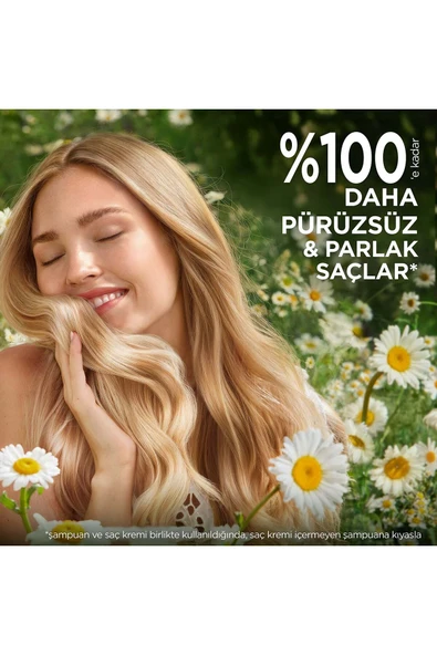 Herbal Essences Şampuan Parlak Pürüzsüz Papatya 350 ml - Resim 5