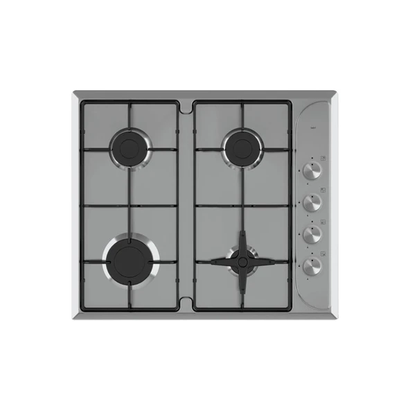 Çetintaş 545 It Modern Inox Ocak-4 Gaz Doğalgaz Ayarlı Emniyetli Servismontajlı