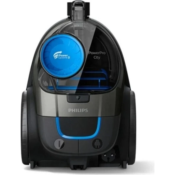 Philips PowerPro City FC9332/07 Toz Torbasız Süpürge - Yüksek Emiş Gücü, HEPA Filtre ve 1.5 L Toz Haznesi ile Ev Tipi Kullanım için - Resim 2
