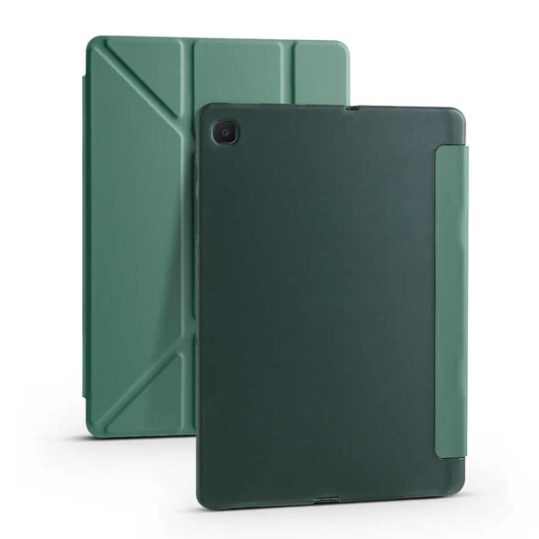 Galaxy Tab A7 10.4 T500 2020 Kılıf Tri Folding Kalem Standlı - 9