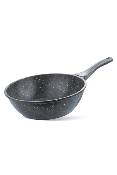 Thermoad Wok Tava Gri 28 Cm Döküm Granit - 2