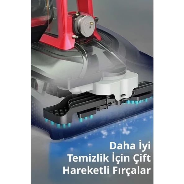 Kiwi KCC-4371 PRO Bağlanabilir Koltuk Temizleme Başlıklı Dikey Halı Yıkama Leke Çıkartma Makinesi - Resim 4