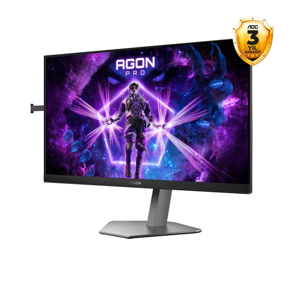 AGON PRO AG246FK 24.1" 540Hz 0.3ms HDMI DP AdaptiveSync Pivot Ultra-Fast TN eSports Gaming Monitör - Resim 2