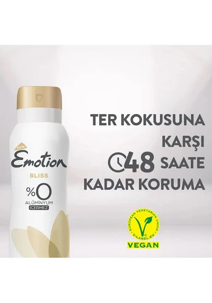 Emotion Bliss 150 ml 3 Adet Kadın Deodorant - 2