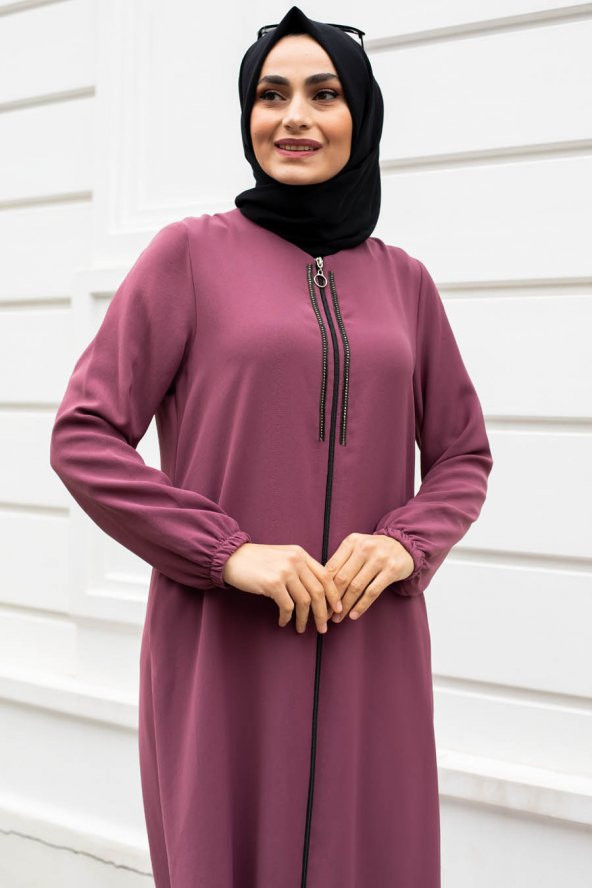 Fermuarlı  Kap - Gül Kurusu - 2