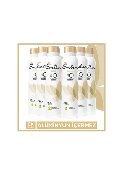 Emotion Bliss Kadın Deodorant 6x150 Ml