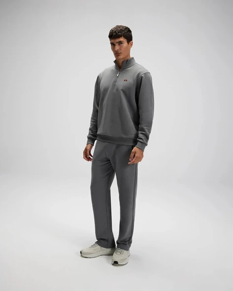 Ellesse EM580-ANT Erkek Yarım Fermuarlı Antrasit Sweat - 2