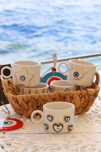 Mar Gold Handmade Double Tabaklı Fincan 180 Ml. - Resim 2