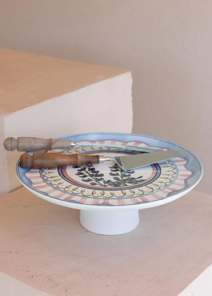 The Mia Spring Ayaklı Pasta Kek Servisi 30 Cm - Resim 4