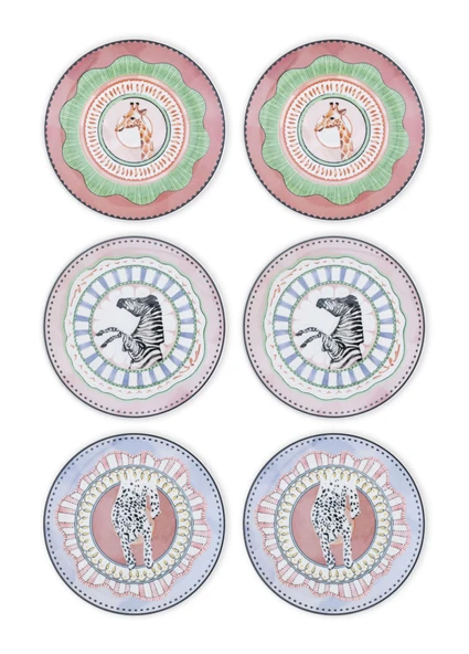 The Mia Spring Servis Tabağı 6lı Set 26 cm SPR0003 ürün görseli