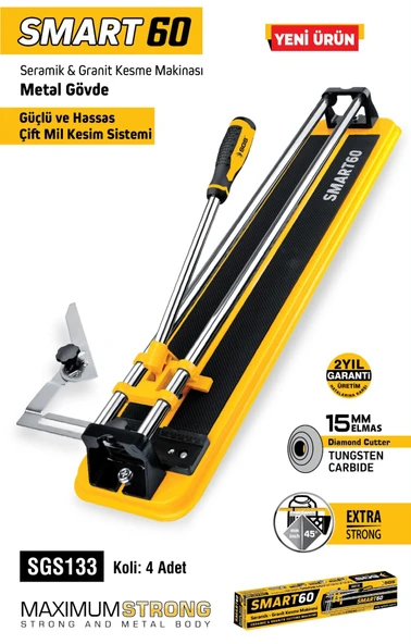 SGS133 - Smart 60 cm Seramik Granit Kesme Makinası - 2