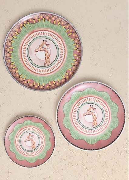 The Mia Spring Servis Tabağı 6lı Set 26 cm SPR0003 - Resim 5