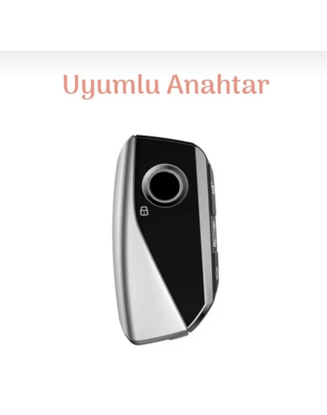 Bmw I7 X7 G07 Lcı Ix X1 X1 U11 7 Seri G70 G09 Xm U06 G81 M3 2023 Anahtar Kılıfı Siyah/Gümüş - Resim 2