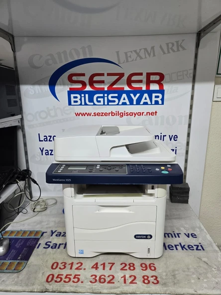 XEROX WORKCENTRE 3325DNI FOTOKOPİ, TARAYICI, FAKS,Wİ-Fİ LASER YAZICI (2,el yazıcı) ürün görseli