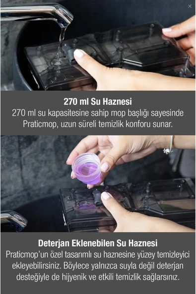 Fantom Praticmop P 1400 Elektrikli Süpürge Krem - Resim 8