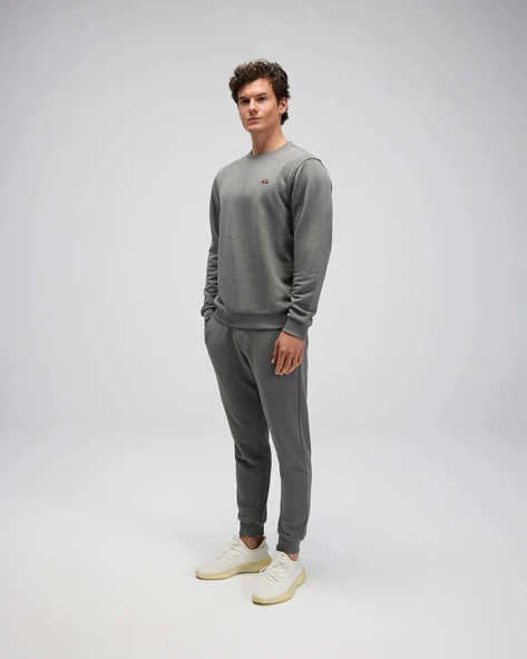Ellesse EM579-ANT Erkek Sıfır Yaka Antrasit Sweat - 3