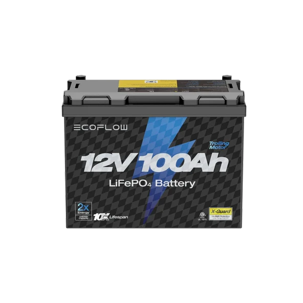 EcoFlow - Lityum 12V 100Ah Derin Döngülü Deniz Trolling Motoru Aküsü - 2
