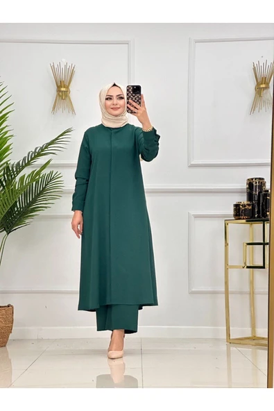 Kadın Tesettür  2'li Takım Tunik & Pantolon - 1