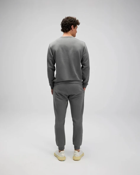 Ellesse EM579-ANT Erkek Sıfır Yaka Antrasit Sweat - 2