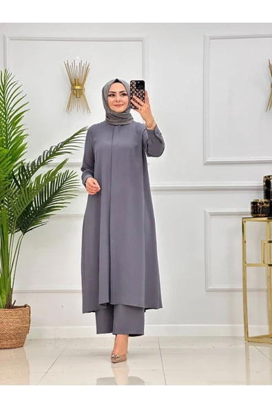 Kadın Tesettür  2'li Takım Tunik & Pantolon - 7