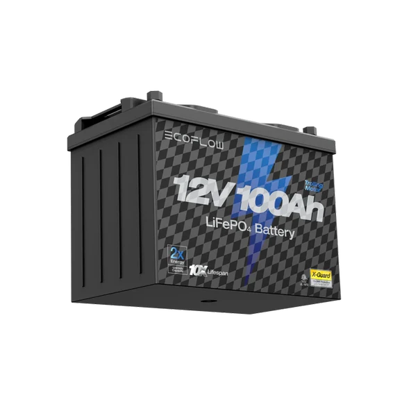 EcoFlow - Lityum 12V 100Ah Derin Döngülü Deniz Trolling Motoru Aküsü - 5