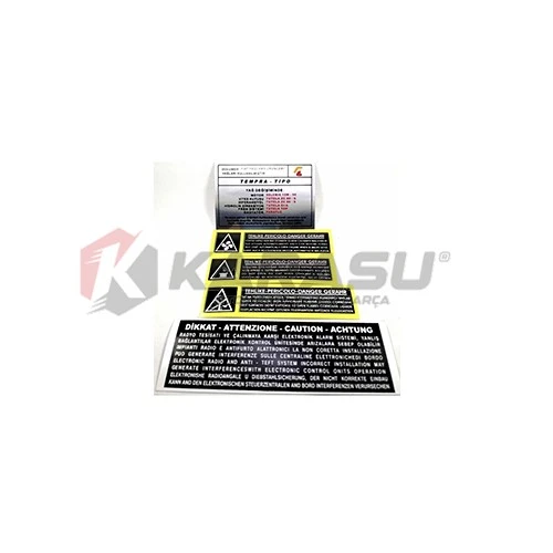 TEMPRA TİPO MOTOR ETİKETİ ürün görseli 1