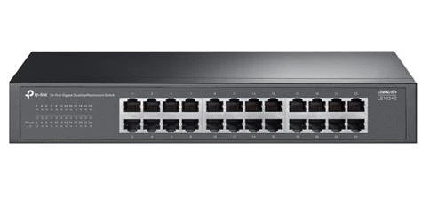 Tp-Link LS1024G 24 Port 10-100-1000 Mbps Switch Metal Kasa - Resim 2
