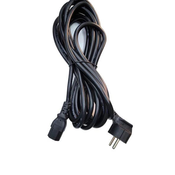 C7 3x1 power kablo bilgisayar  monitör için power kablo 5m - Resim 2