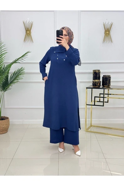 Kadın Tesettür 2'Li Takım Tunik & Pantolon - 3