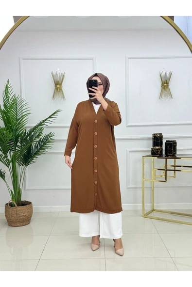 Kadın Tesettür Giyim Hırka - Resim 4