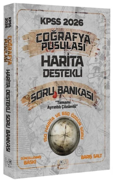 2026 KPSS Coğrafya Pusulası Harita Destekli Soru Bankası CBA Yayınları ürün görseli 1