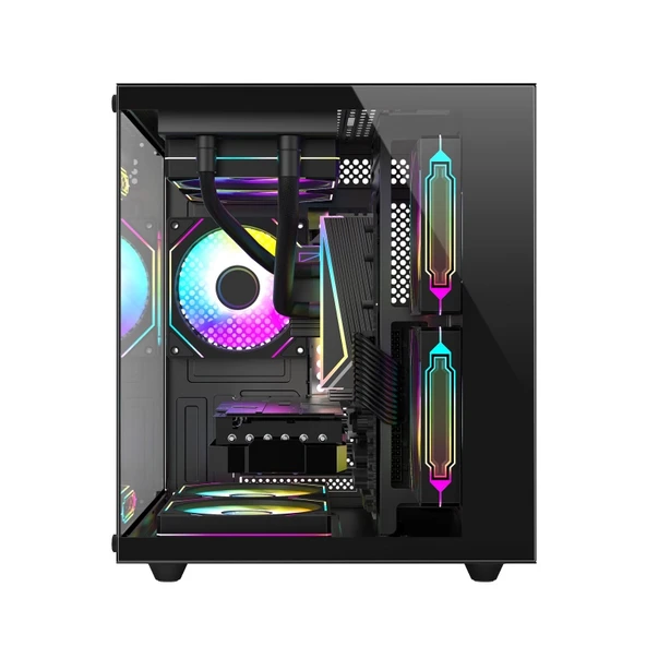 Xaser Force X10 Ryzen 7 7800X3D 32GB DDR5 Ram 1TB M.2 NVMe SSD 16GB RTX5060 Ti Sıvı Soğutmalı Masaüstü Oyuncu Bilgisayarı - 3