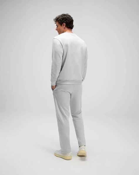 Ellesse EM579-GI Erkek Sıfır Yaka Gri Sweat - 4