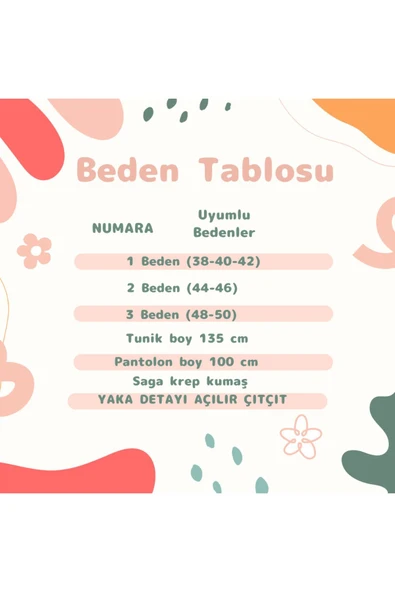 Kadın Tesettür 2'Li Takım Tunik & Pantolon - 12