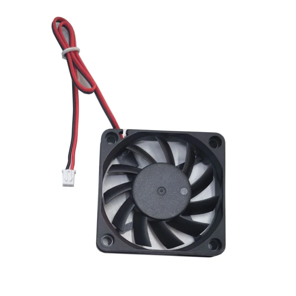 6cm 12v 2 pinli fan 6cmx6cmx1cm 12v 6cm fan - Resim 3