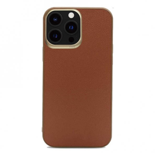 Apple iPhone 13 Pro Kılıf ​Uyumlu Trend Deri Kapak - 3