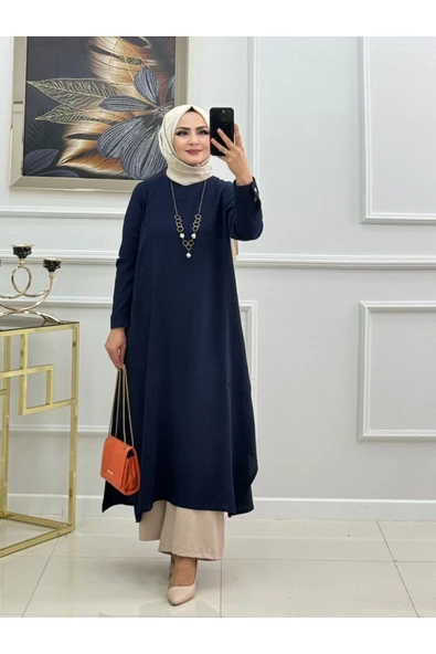 Kadın Tesettür Tunik, İthal Ayrobin Kumaş - 3