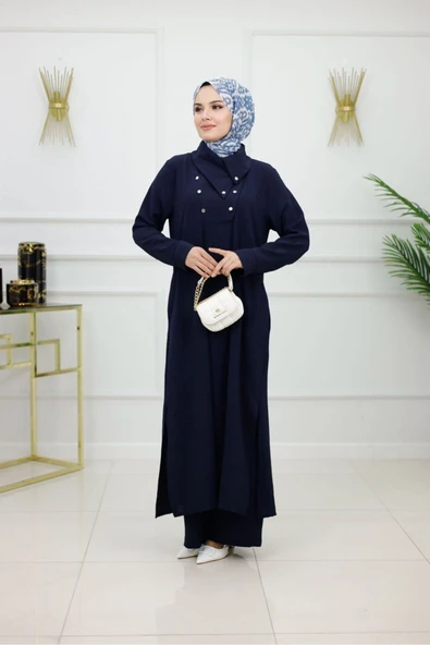 Kadın Tesettür 2'Li Takım Tunik & Pantolon - 8