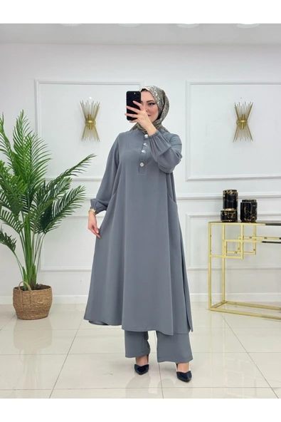Kadın Tesettür 2'Li Takım Tunik & Pantolon - 3