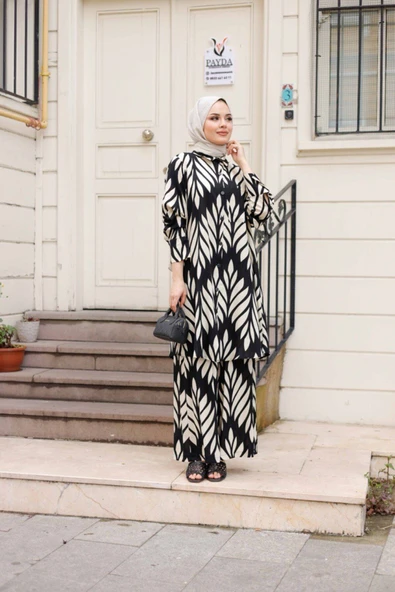 Kadın Tesettür 2'Li Takım Tunik & Pantolon - 7