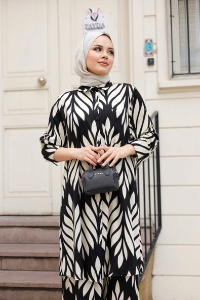 Kadın Tesettür 2'Li Takım Tunik & Pantolon - 5