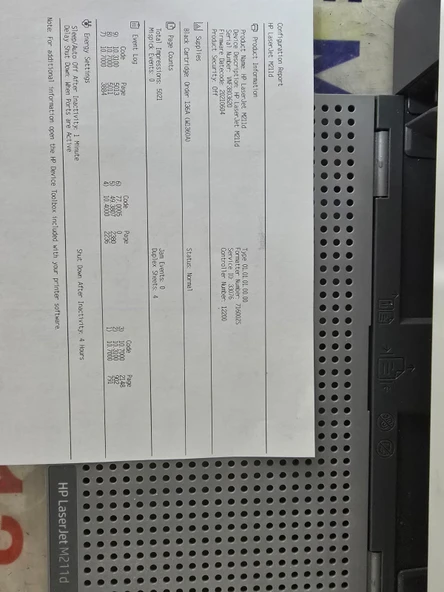 HP LaserJet M211D Mono Lazer Yazıcı (2.el yazıcı) - Resim 6