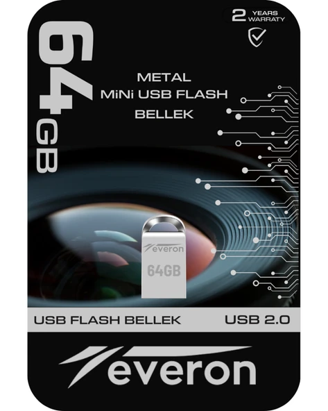 Everon 64gb Metal Usb Mini Flash Bellek