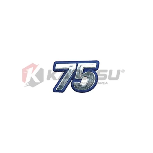 75 YAZI MAVİ YAPIŞKANLI ürün görseli 1