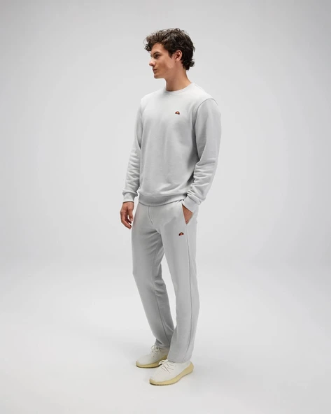 Ellesse EM579-GI Erkek Sıfır Yaka Gri Sweat - 2