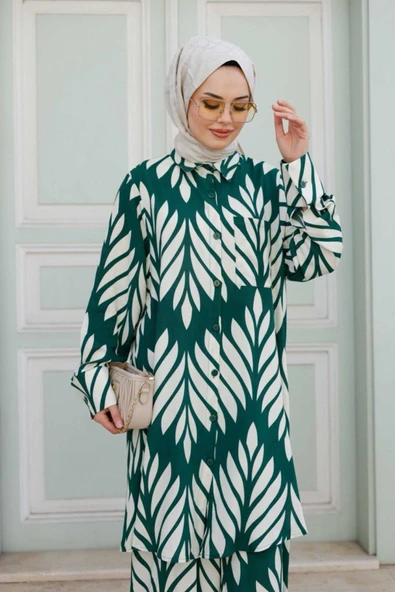 Kadın Tesettür 2'Li Takım Tunik & Pantolon - 3