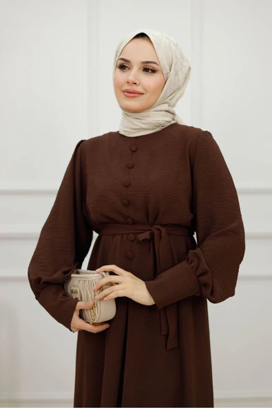 Kadın Tesettür Elbise - Resim 3
