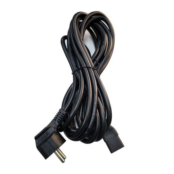 C7 3x1 power kablo bilgisayar  monitör için power kablo 5m - Resim 4