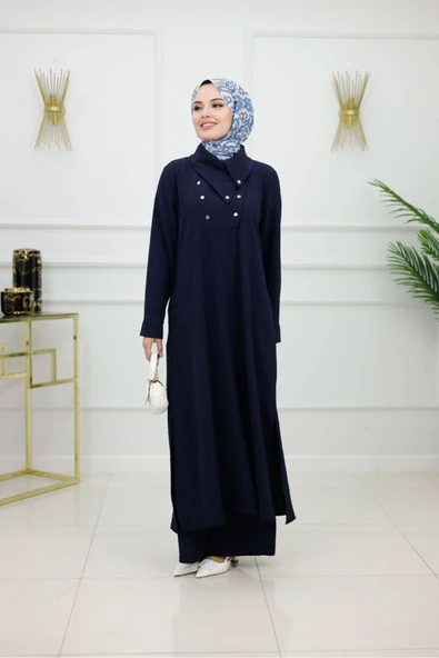 Kadın Tesettür 2'Li Takım Tunik & Pantolon - 10